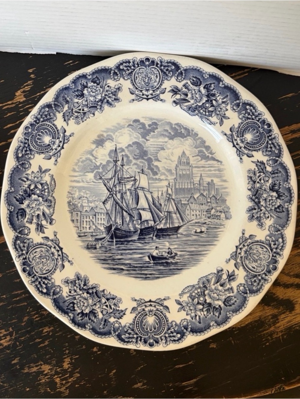 Vintage Decorative Plate - 'Historical Ports Of England' The Port Of Bristol